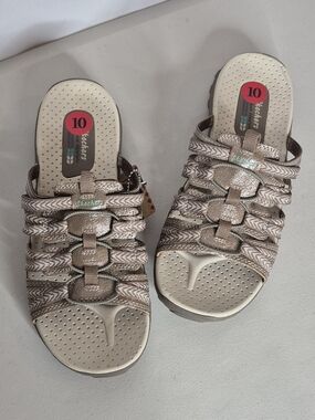 Skechers Reggae - Repetition Athletic Slide Sandals - Size 10